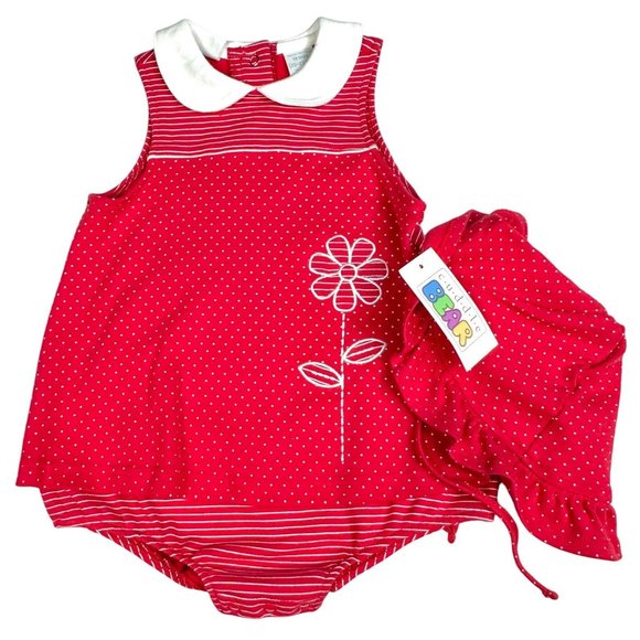 Cuddle Bear Other - Vintage Cuddle Bear One Piece Romper w/Hat - 18 Months - NWT